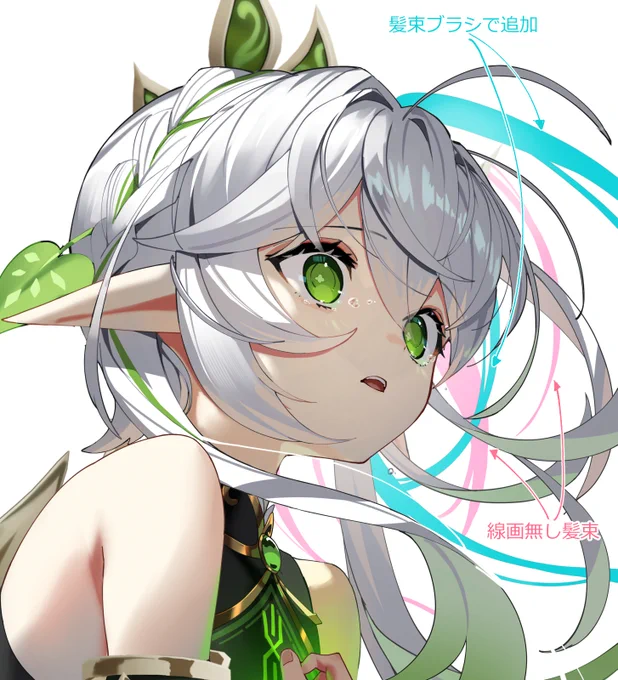 pixivFANBOXでこだわりポイント解説「ナヒーダ」を公開しました!  