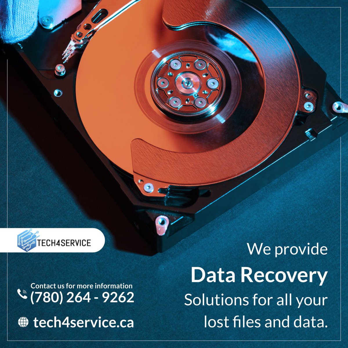 tech4service's tweet image. If you have accidentally deleted important files? Please don&apos;t panic; we offer data recovery services to get them back. For a hassle-free experience, rely on us.

#tech4service #datarecovery #dataissues #dataprivacy #itsupport #itservices #datasolution #edmonton #canada