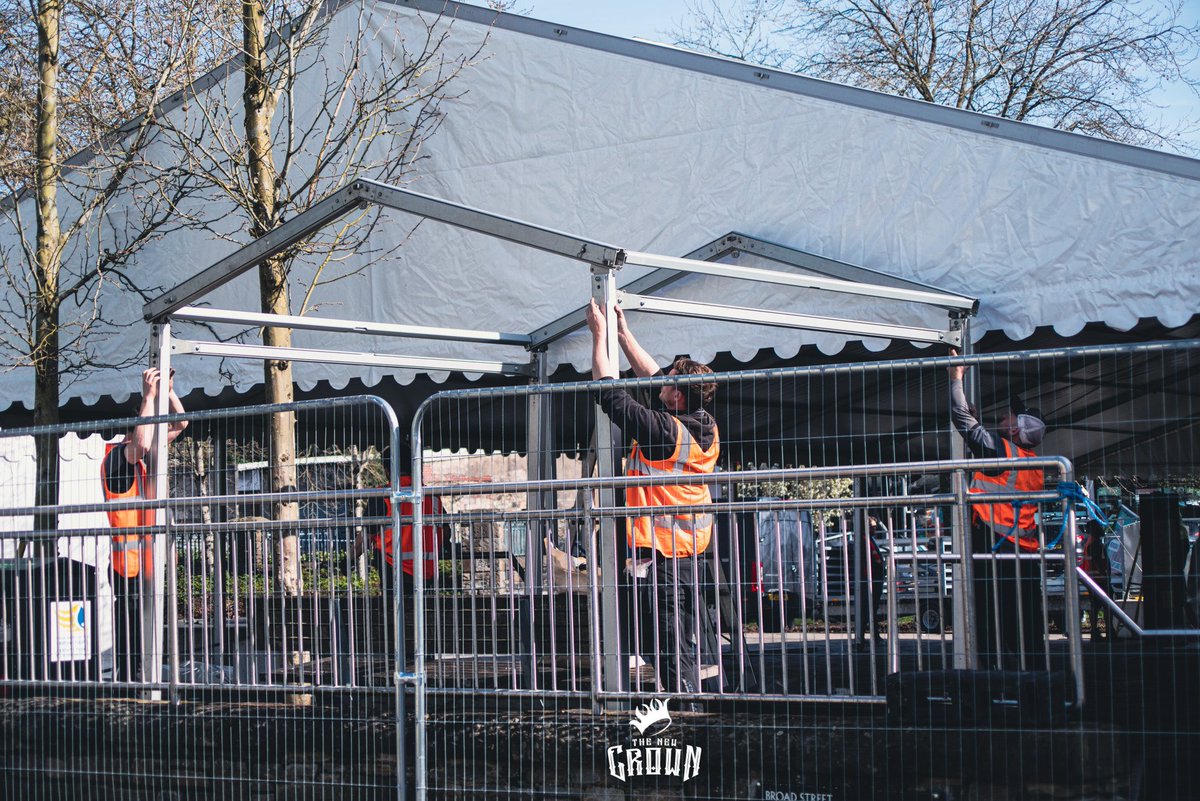 TheNewCrownInn's tweet photo. Preparation for the Unreal Festival Full Steam Ahead. Come join us this Weekend… tickets available online https://t.co/Wzcoczx2oq  and at The New Crown 👑 https://t.co/vehrGWrGDf