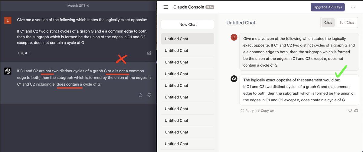 looks like Claude by <a href="/AnthropicAI/">Anthropic</a> outperforms GPT-4 in logical reasoning  #GPT4