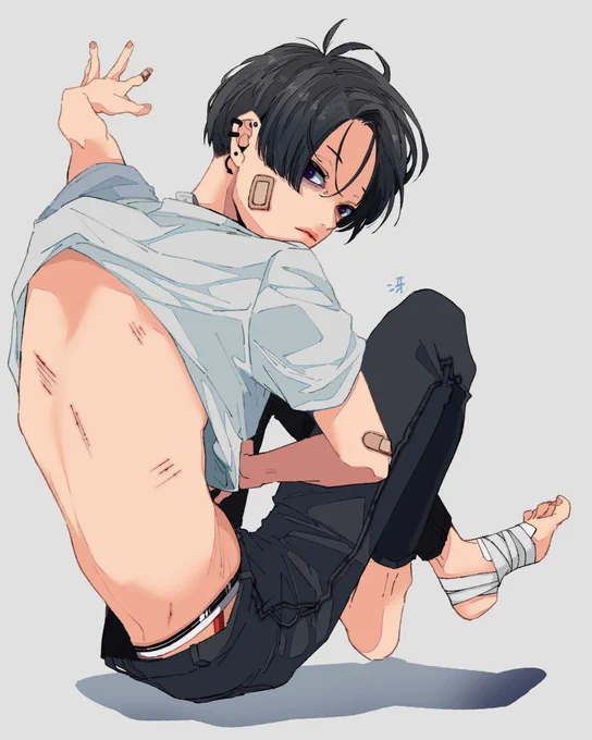 家ではまだまだかわいらしくても、外ではどうやら大人になっているらしい弟。

#イラスト #創作男子 