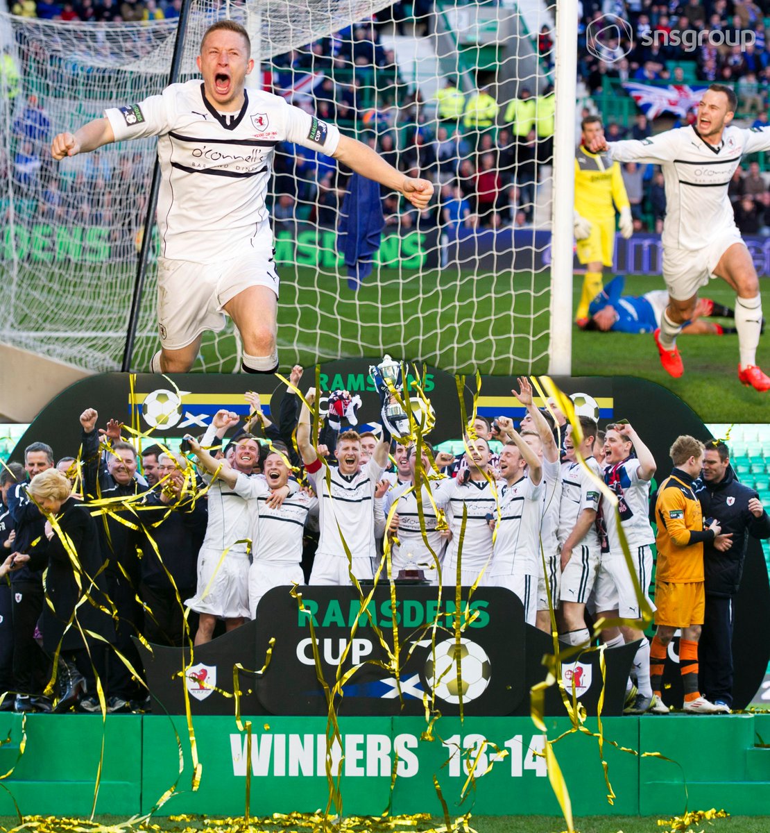 ⏪🏆 #OnThisDay in 2014, a John Baird goal in extra time saw <a href="/RaithRovers/">Raith Rovers Football Club</a> beat Rangers at Easter Road to lift the Ramsdens Cup