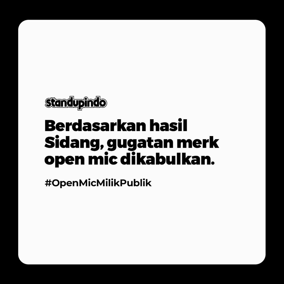 Full Senyum Romadon

#OpenMicMilikPublik