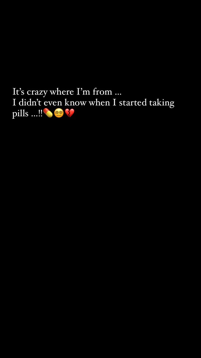 Pre_shy01's tweet photo. It's crazy where I'm from …
I didn't even know when I started taking pills ...!!💊😵‍💫💔 https://t.co/ONI28kwErj