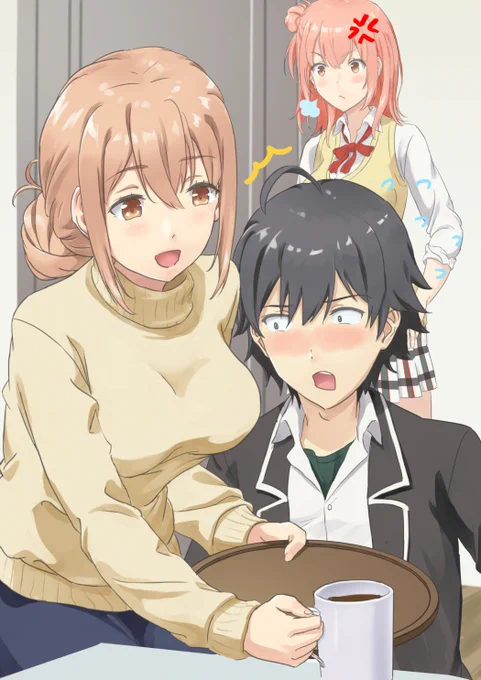 俺ガイル10周年! …新しいイラスト用意できなくて過去絵だけど。こうして並べてみるとガハママの圧が凄っ!!  #やはり俺の青春ラブコメはまちがっている #俺ガイル 