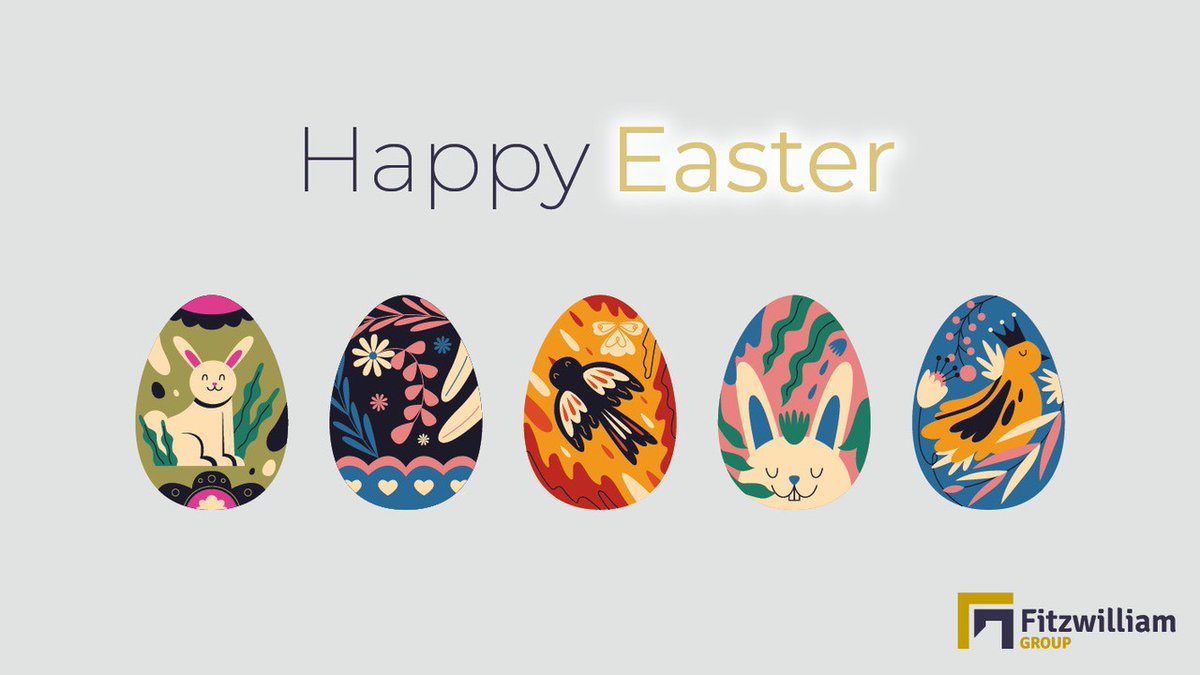 FitzwilliamGrp's tweet photo. Wishing all our followers, partners, colleagues and their families a very Happy Easter.

#Easter2023 #HappyEaster #FitzwilliamGroup https://t.co/FnqMl0rHFI