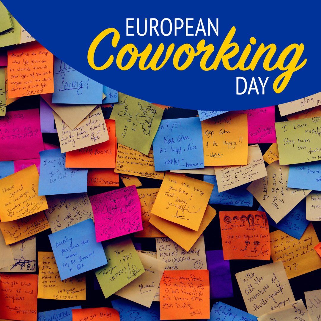 Register your event for the first European Coworking Day on 10 May 2023 today: coworkingday.eu #coworkingspace #ECD2023 #EUCoworkingDay @europeancoworkingday