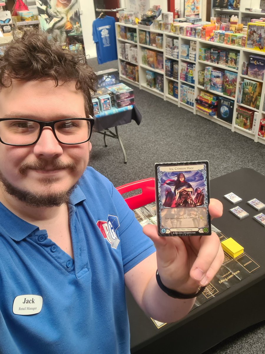 🔥 Flesh &amp; Blood: Learn to play 🔥

Drop into store today to learn the incredible game that is Flesh &amp; Blood! 😁

Not only will you get to learn this fantastic game, but you'll also walk away with an Ira demo deck completely free just for trying the game! 😍