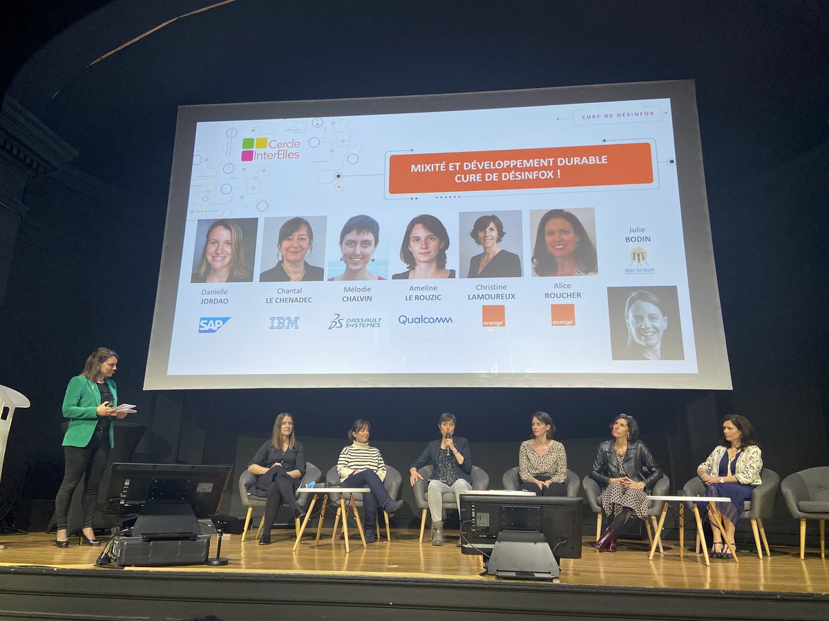 3DSCareers's tweet photo. ➡️ Now @MelodieChalvin, Post Acquisition Integration Project Manager, lets us know the impacts of climate change and the lack of CSR policies on women. #InterElles #WeAre3DS @InterElles https://t.co/P3cVM10Gvs