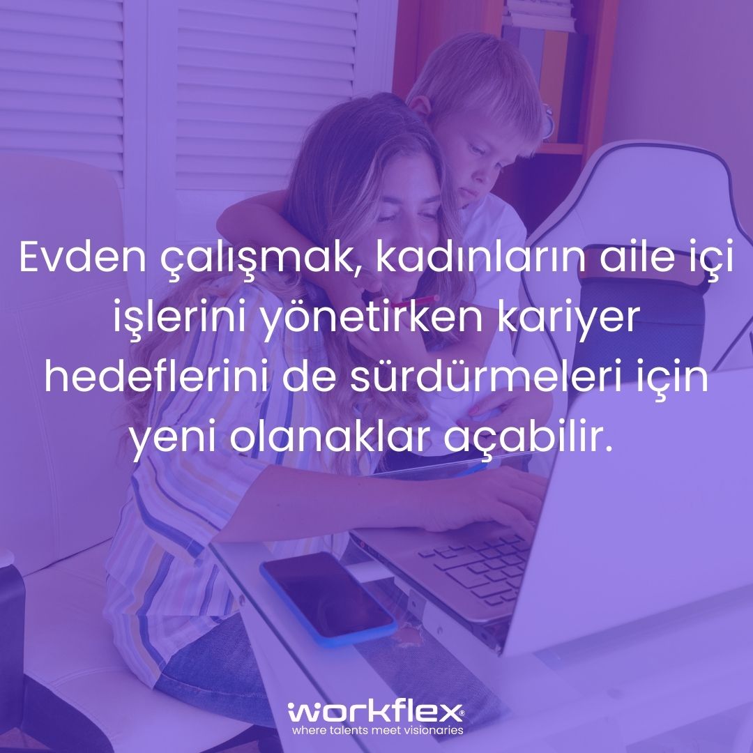 Çocuk sahibi olmak, kadınların kariyer hedeflerinde bir engel değildir.

#workflex#karmaisgücü #futureofworking#remote #hybrid#freelance #gendergap#workingmother