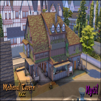 NytilSims's tweet photo. Bidonjour !
Medieval tavern, ma construction d'une taverne médiévale 100% NoCC, est maintenant disponible sur Curseforge ! ;-)
https://t.co/C0weZDESWV
#TS4 #ts4nocc #TheSims4 #ts4build #ShowUsYourBuilds https://t.co/fr0FY7TWaT