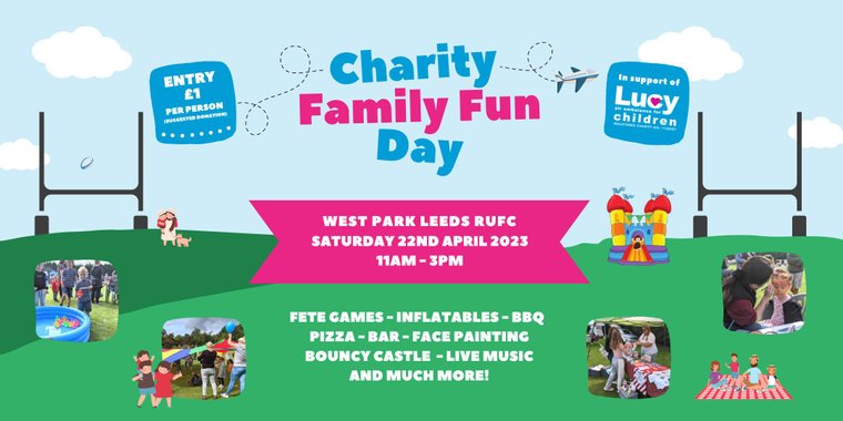 Lucy Air Ambulance - Family Fun Day at West Park - Saturday 22nd April.
pitchero.com/clubs/westpark…
