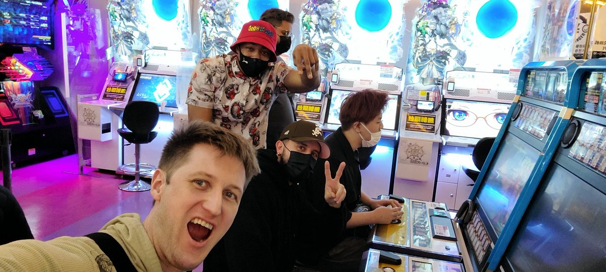 Bumping into FGC members in Taito station in Akihabara randomly! Thanks for the games boy! So fun you guys are good! <a href="/tajh256/">Taji</a>