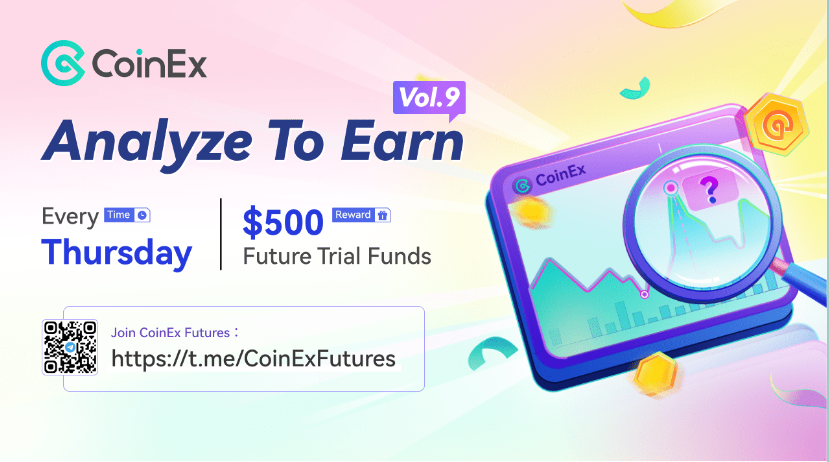 coinexcom's tweet photo. 📊 Analyze To Earn Vol.9

Share your analysis of current market conditions to win prizes! 🤩

Recommended Topic: Storage Coins

⏰ 6th Apr, Every Thursday
🎁 $500 Futures Trial Funds

Join here 👉 https://t.co/1N8tqdZiKC

#CoinEx #CoinExFutures #Analyzetoearn https://t.co/OlvpMPZVJ7