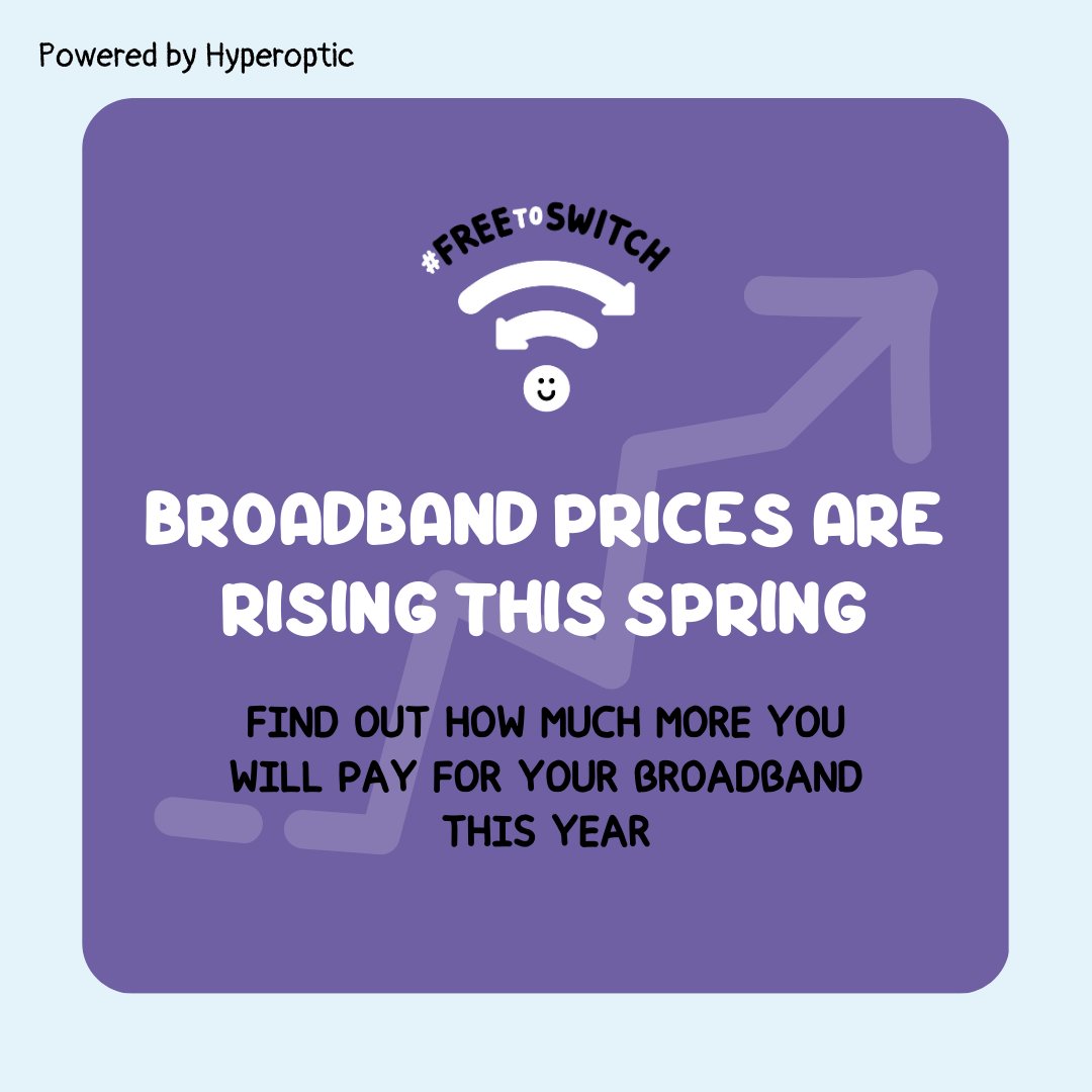 Confused about what the recent price rise announcements mean for your broadband bill?

Use this free and simple price rise calculator to help you figure it out 👉 bit.ly/PriceRiseCalcu…