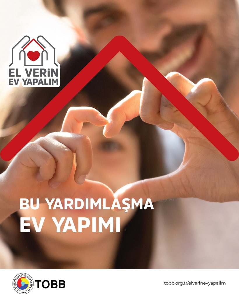 tobbckalegenc's tweet photo. Bu Yardımlaşma Ev Yapımı.  
1 milyar TL nakdi destekle "Konut Seferberliği" kampanyası başlattık.  
Azı çoğu yok.  
Elinizden ne gelirse. 
#ElverinEvyapalım   
Depremzede vatandaşlarımızı yeni yuvalarına kavuşturalım.

https://t.co/lFKvROIJn5 https://t.co/VFqRoSjQJz