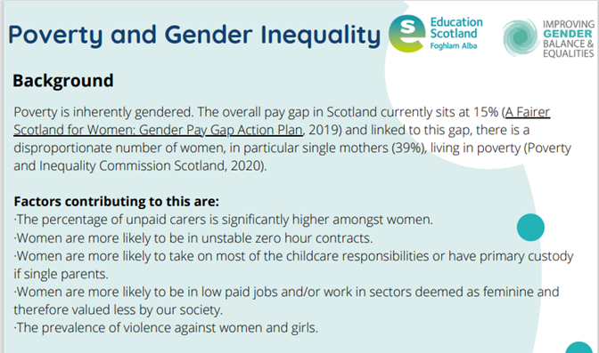 Improving Gender Balance and Equalities (@edscotigbe) on Twitter photo As we approach #WorldHungerDay this short paper outlines the links between poverty and gender inequality: bit.ly/3GkrawB <a href="/EducationScot/">Education Scotland</a> <a href="/STEMEdscot/">STEM @ Education Scotland</a> As we approach #WorldHungerDay this short paper outlines the links between poverty and gender inequality: bit.ly/3GkrawB <a href="/EducationScot/">Education Scotland</a> <a href="/STEMEdscot/">STEM @ Education Scotland</a>