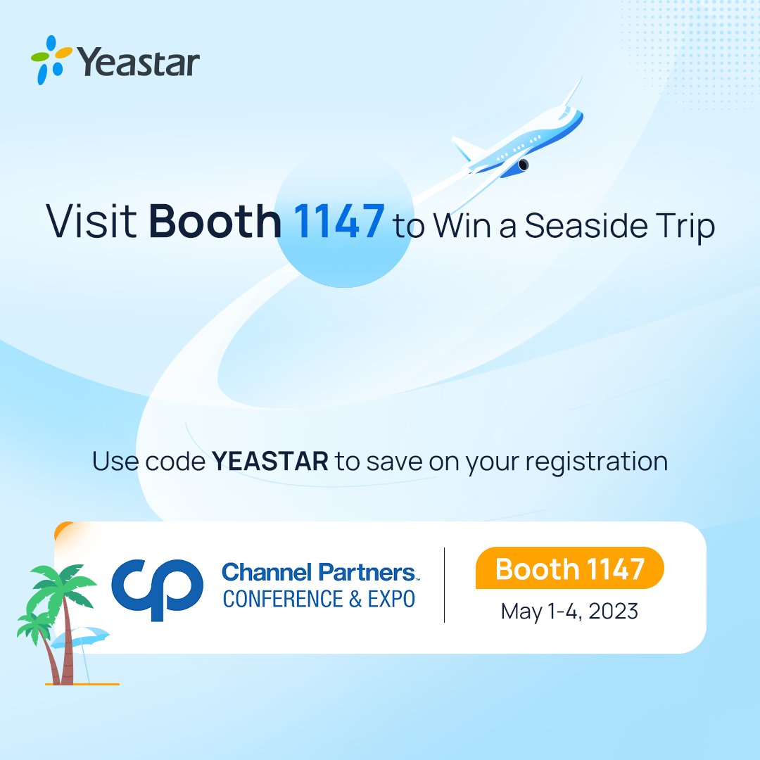 Join us at CPExpo booth #1147 and see how our easy and flexible solutions are leading the way in hybrid working! Don't miss out on the chance to win a seaside trip - see you there! 🌴✈️Use code YEASTAR to register for free expo-only passes: hubs.ly/Q01KvLd80
