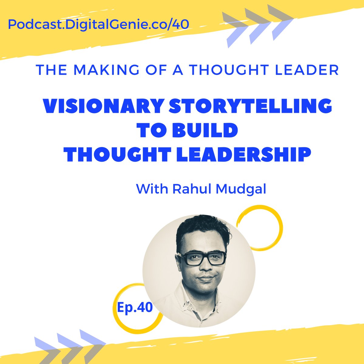 In the latest ep of #TMTLpodcast <a href="/suigeneris_1/">Rahul</a> explains how #visionarystorytelling allows story to flow within the context of current situation &amp; how an iterative model can help organisation to build on storytelling and eventually its #thoughtleadership 
lnkd.in/d9EyEdPz