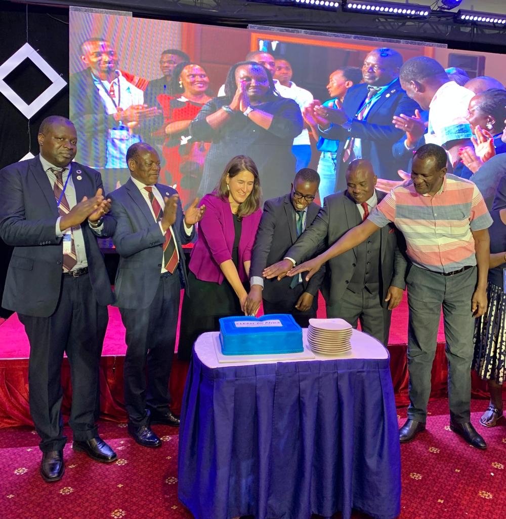 AirQoProject's tweet photo. Such an honour to be joined by @usmissionuganda @ProfNawangwe @Makerere @EriasLukwago_ @KCCAUG @WangaAbala @CitiOfKisumu @KisumuCountyKE & other partners to launch the #CleanAirNetwork and make bold steps towards #cleanair in African cities. #cleanair4africa https://t.co/qgosF3dWaL