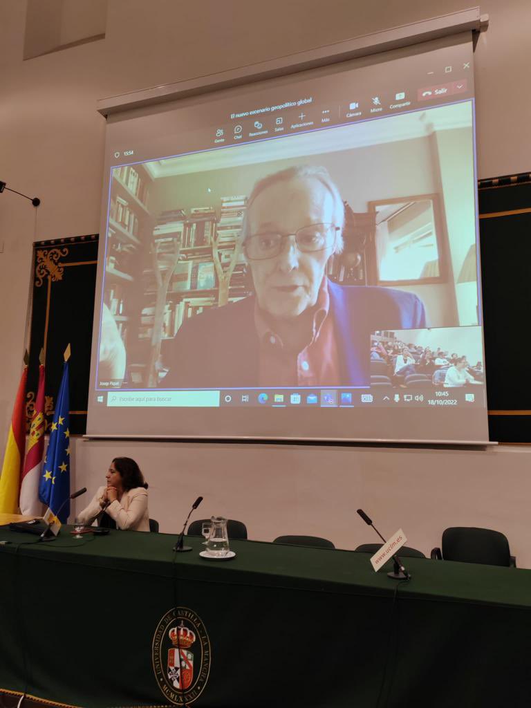Ha sido un privilegio conocer y escuchar a Josep Piqué. Nos transmitió excelentes lecciones de geopolítica con una mirada objetiva abierta al mundo. Le agradecemos su disposición a compartir su conocimiento con nuestros alumnos de ADE y EEII de la Fac. CC Jur y Soc <a href="/uclm_es/">Universidad de Castilla-La Mancha</a>