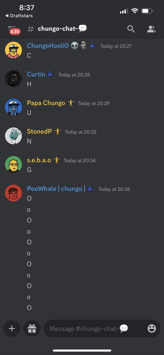 Discord Harmony - Very Chungo.
If you know, you know 🚨 
<a href="/ChungosNFT/">Chungos</a>
