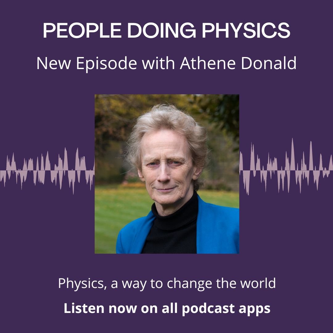 📣 New episode of #PeopleDoingPhysics! 📣  Meet @AtheneDonald for whom #Physics is a logical way to look at the world and create impact! Beyond Physics Athene is an ardent advocate for women in science. Listen now on all podcast apps or phy.cam.ac.uk/podcast #WomenInSTEM