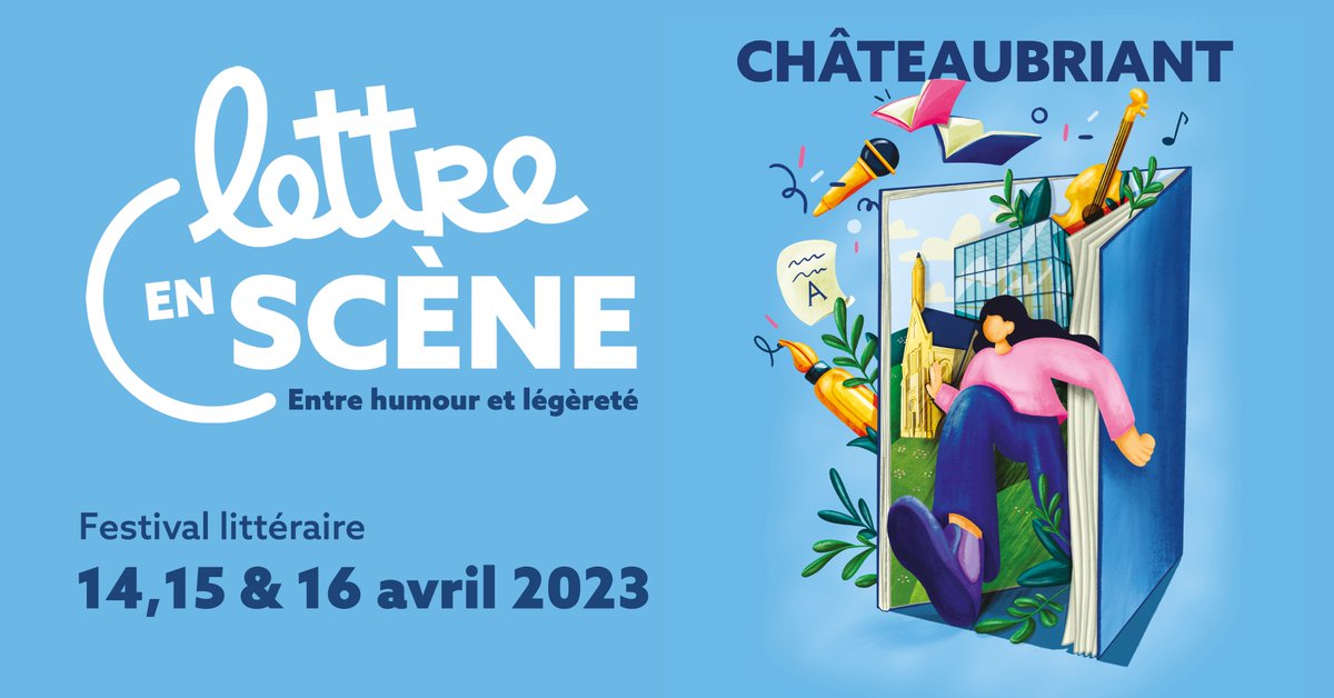 Les 14, 15 &amp; 16 avril prochains, la 4e édition de Lettre en Scène cultivera la légèreté, l'humour et l'aventure.
Le festival nous entraîne dans de drôles et douces aventures de spectacles, d’ateliers, de jeux et de rencontres. Le programme complet --&gt; urlr.me/KDx7R