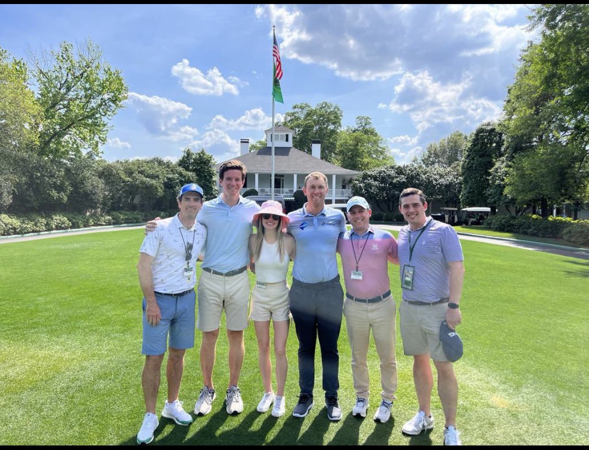 MGCPgaProshop's tweet photo. Great to see Our Head Professional @CianMcNamaraPGA supporting @Power4Seamus @TheMasters https://t.co/270G2I0ESa