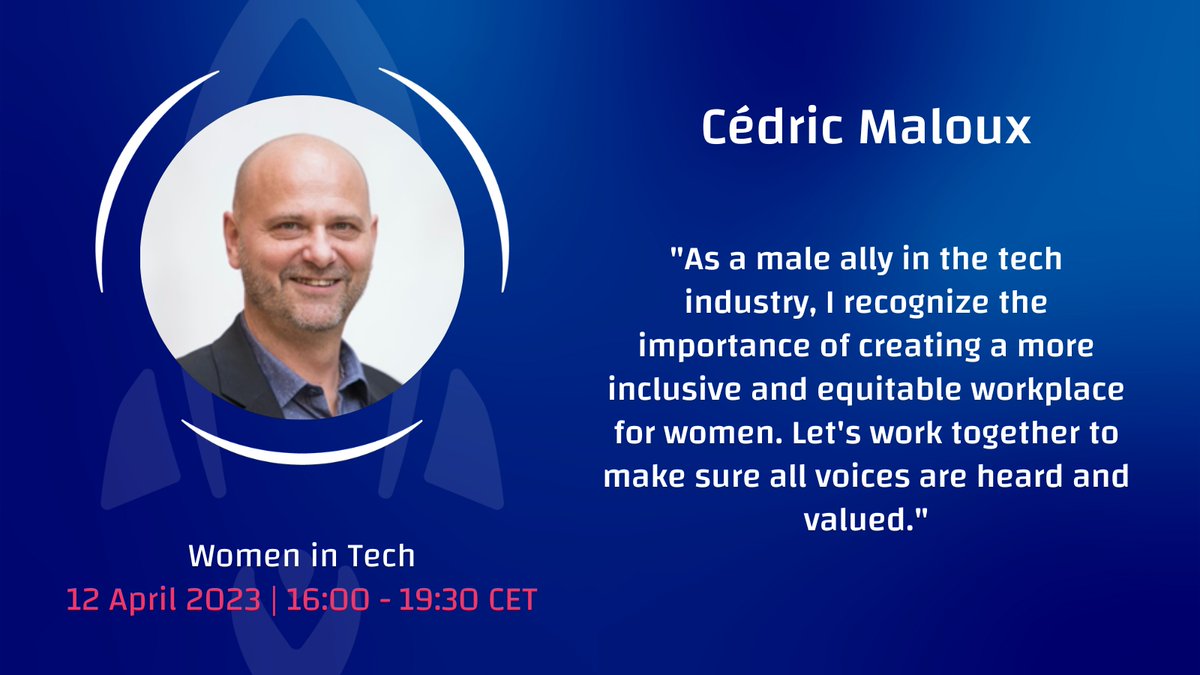 6 days to go until #WomenInTech

Meet one moderator: <a href="/cedricmaloux/">Cedric Maloux 🇫🇷🇨🇿🇪🇺</a> is CEO of <a href="/startupyard/">StartupYard</a>, a Prague-based accelerator and President of <a href="/LaFrenchTech/">La French Tech</a> Prague, that helps French tech companies to choose 🇨🇿 and Czech startups to develop in 🇫🇷

Registration ▶️ bit.ly/3ZxMmGQ