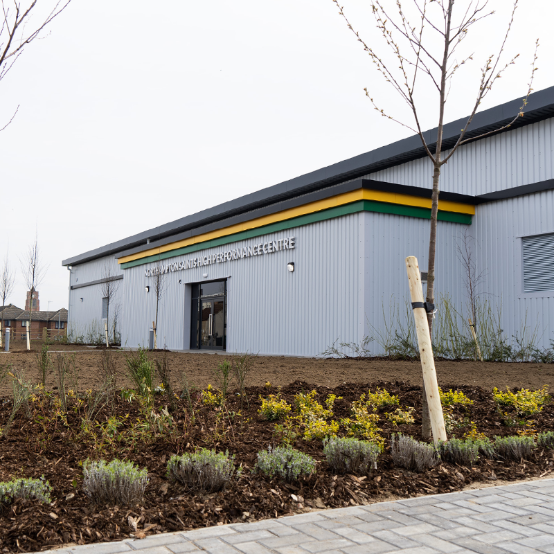 SaintsRugby's tweet photo. We were delighted to today officially unveil the Club’s new High Performance Centre at cinch Stadium at Franklin’s Gardens ✂️

The centre will provide year-round indoor training facilities for the playing squad.