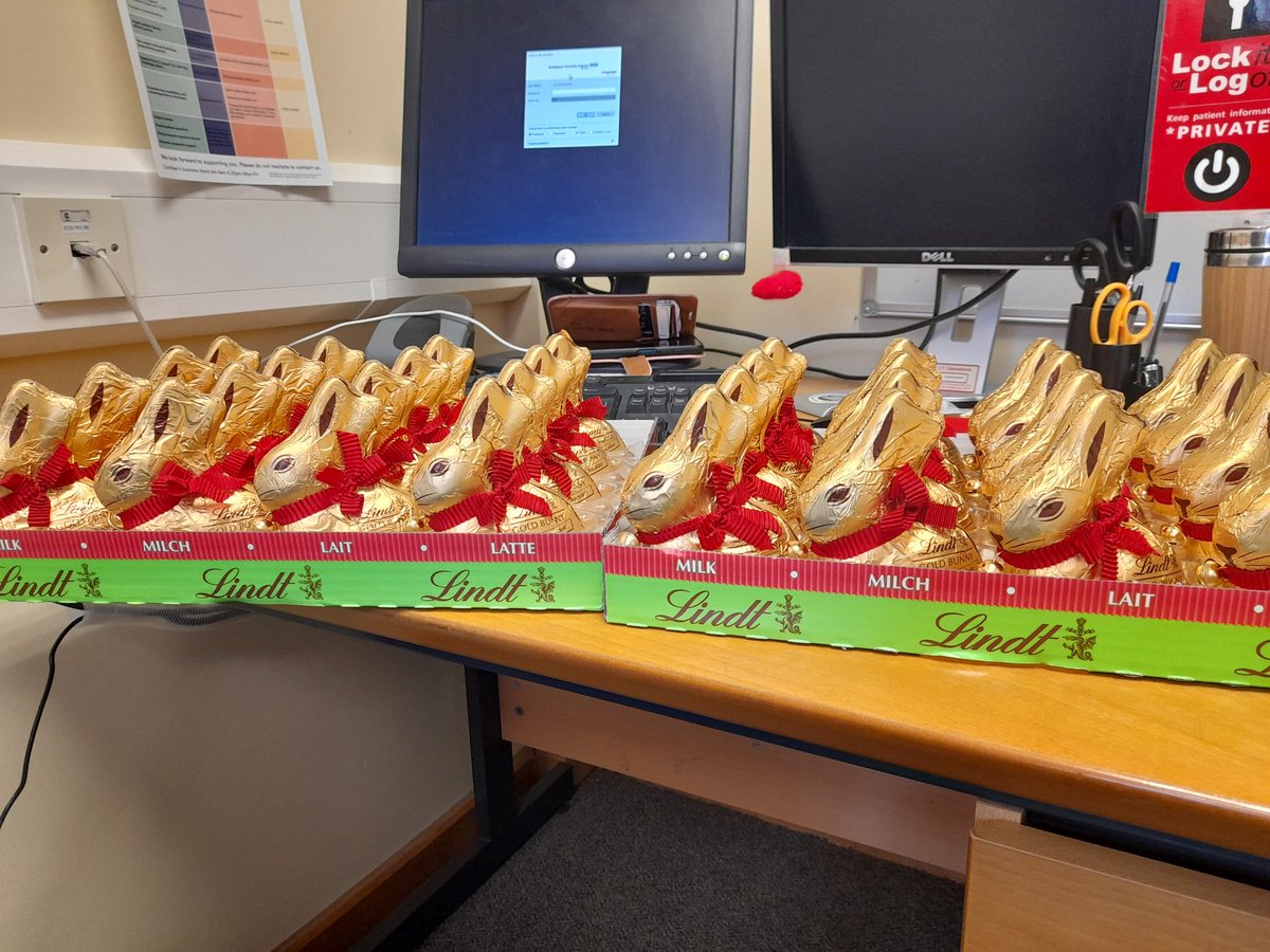David Stringer - ODP (@enttheatres) on Twitter photo Team <a href="/EENTTheatres/">NUH EENT Theatres</a> easily pleased! Thank you Easter Rabbits for all of us from one of our surgeons, thanking us and saying sorry for recent overruns and are continued hard work looking after our patients. #EasterEggs #Teamnuh Team <a href="/EENTTheatres/">NUH EENT Theatres</a> easily pleased! Thank you Easter Rabbits for all of us from one of our surgeons, thanking us and saying sorry for recent overruns and are continued hard work looking after our patients. #EasterEggs #Teamnuh