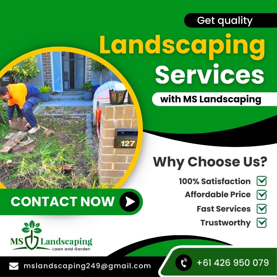 _mslandscaping's tweet photo. Get quality landscaping services with @mslandscaping 🌿

Why choose us ? 🏡

👉100%v satisfaction 
👉Affordable price 
👉Fast Services 
👉Trustworthy 

✅ Let us help you realize your outdoor vision!
📞- +61 426 950 079

#mslandscaping #landscaping #landscapingservice #lawn https://t.co/8pMbKMHJLn