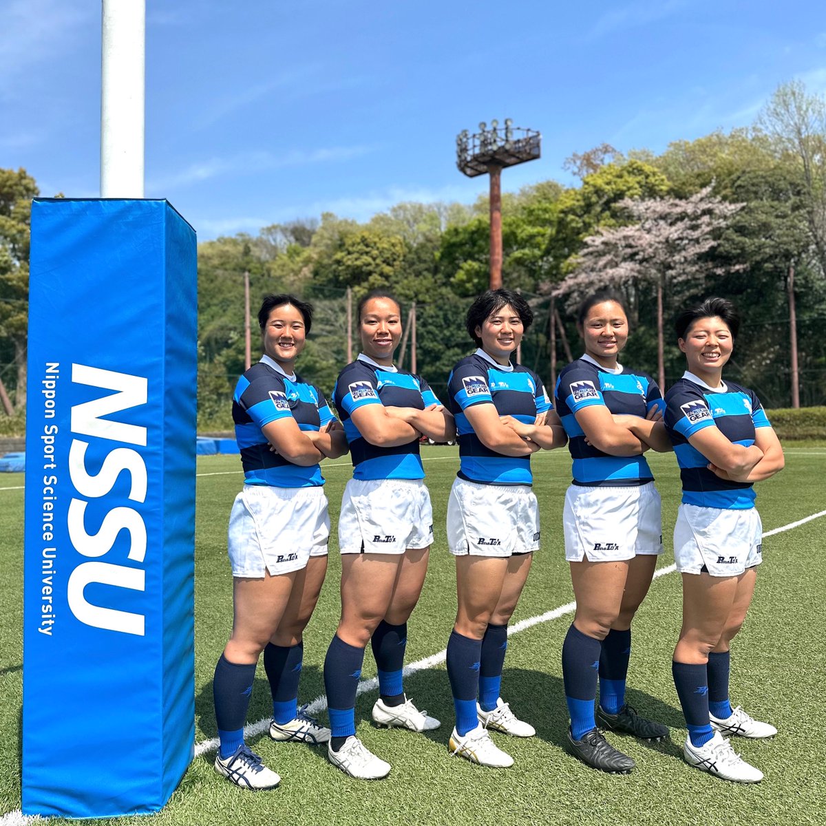 nssuwrfc's tweet photo. 【2023 学生リーダーのご紹介】
共同主将　小牧日菜多
共同主将　新野由里菜
副主将　　牛嶋菜々子
FWリーダー　地藏堂萌生
BKリーダー　 高橋沙羅 https://t.co/lleRNnMrW3