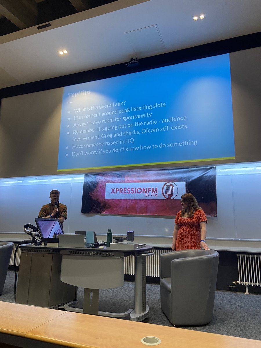 matt_mcgettrick's tweet photo. Looking back on a great past few days at #SRACon in Exeter📻 Heard talks from a range of radio industry professionals on topics such as commercial radio, specialist music radio, talk radio, impact radio, music programming &amp; scheduling, producing and presenting. Feeling inspired😊 https://t.co/46PYZxPRCt