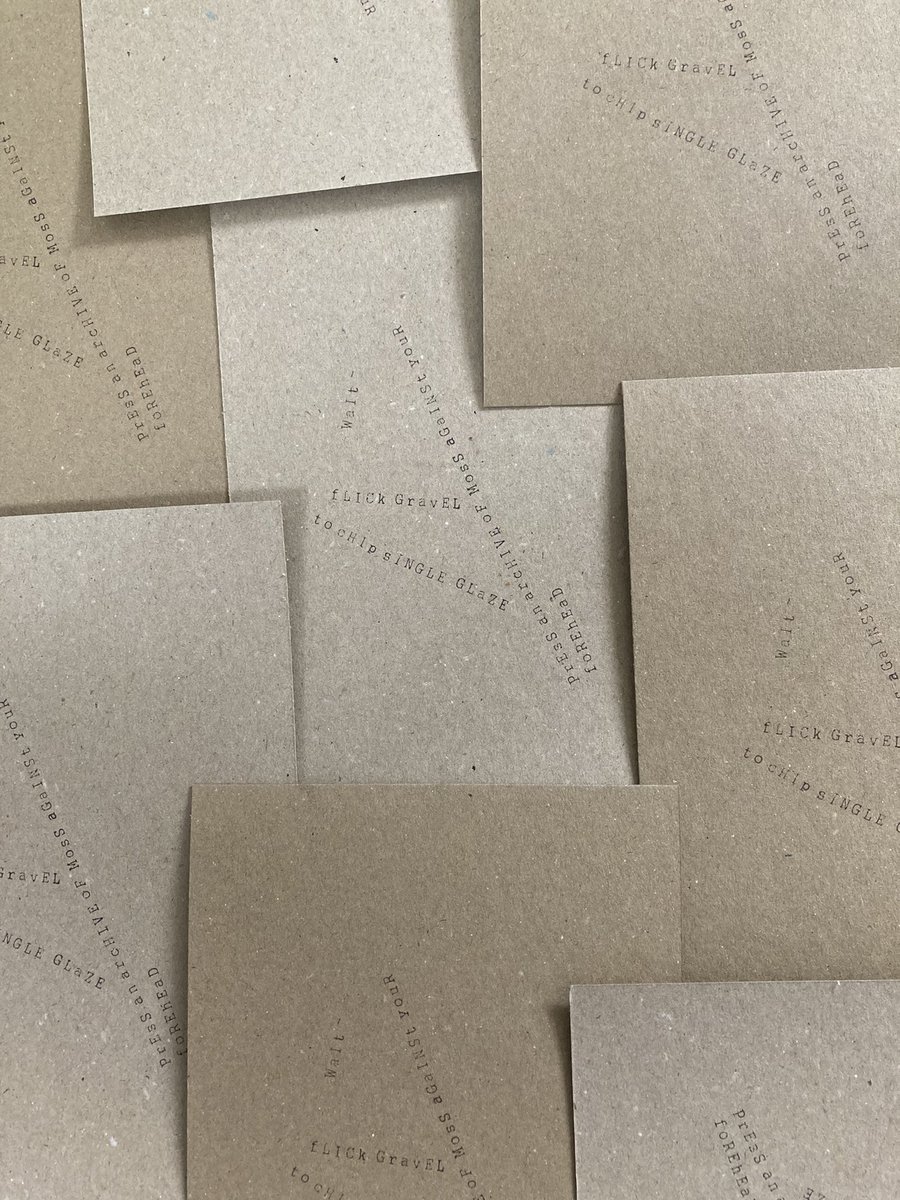 Dr Briony Hellon-Hughes (I'm on Bluesky) (@brihughespoet) on Twitter photo I’ve made some mini Rhizome prints for the audience at tomorrow’s <a href="/TotteringState/">Tottering State</a> @bookhaus2 reading 🍃 I’ve made some mini Rhizome prints for the audience at tomorrow’s <a href="/TotteringState/">Tottering State</a> @bookhaus2 reading 🍃
