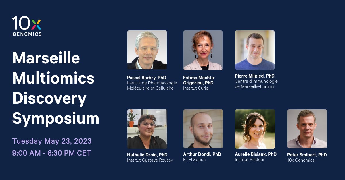 Sonia Lau (@resoniate) on Twitter photo We're heading to Marseille in May! Check out our incredible speakers' lineup. Save your seat 10xgen.com/411KNBu #10xgenomics #singlecell #spatial #scicomm #multiomics <a href="/scottrideuse78/">amelie castro</a> <a href="/lavalemene/">Valentina Meneghin</a> <a href="/Abdelbou10X/">Abdelaziz Bouali</a> We're heading to Marseille in May! Check out our incredible speakers' lineup. Save your seat 10xgen.com/411KNBu #10xgenomics #singlecell #spatial #scicomm #multiomics <a href="/scottrideuse78/">amelie castro</a> <a href="/lavalemene/">Valentina Meneghin</a> <a href="/Abdelbou10X/">Abdelaziz Bouali</a>
