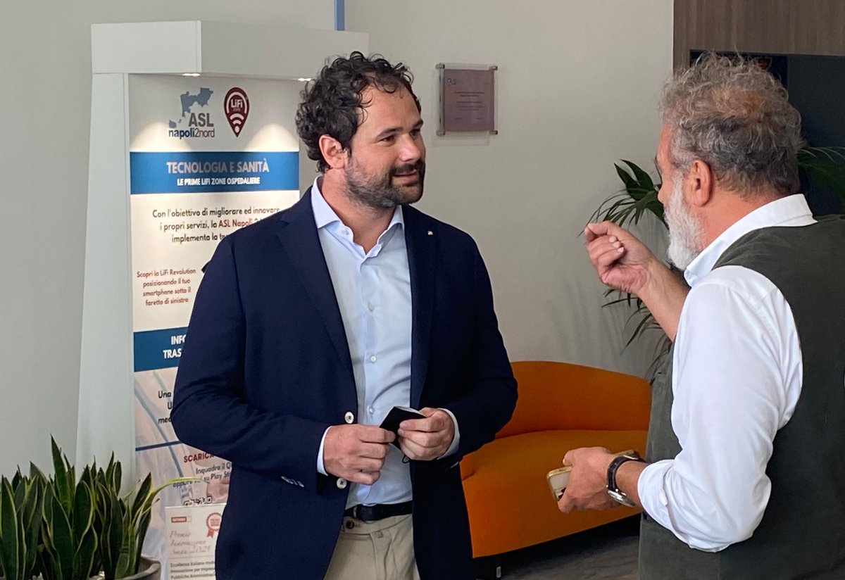 ToBe_srl's tweet photo. 🏥 La soluzione #LiFiStreaming implementata presso la @AslNapoli2Nord di Pozzuoli rappresenta una connessione sicura, libera da interferenze e onde radio, capace di migliorare di servizi ospedalieri.
👉🏼https://t.co/ikGHfqfsGN
#SeedingInnovation #LiFi #LiFiRevolution https://t.co/liSVXmlmfl