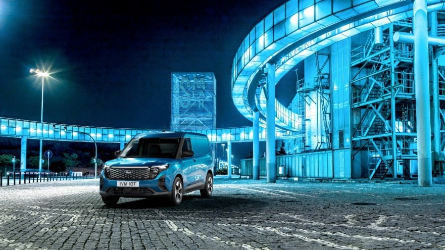 tedcannis's tweet photo. Awesome week to be in Europe where our EU team just revealed the all-new all-electric E-Transit Courier live from @fordotosan in Turkey. This is the latest in @FordPro's electrification journey. https://t.co/zP1gXfyycr