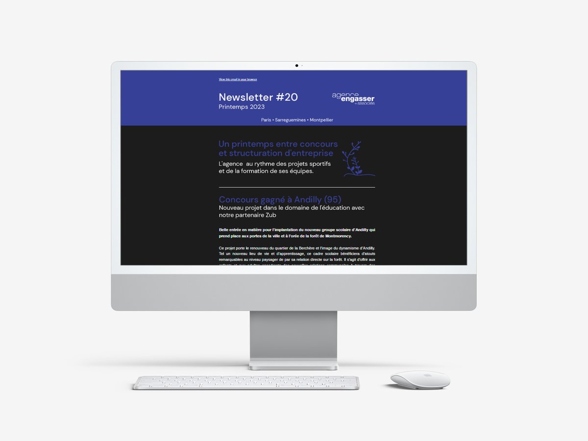 AgenceEngasser's tweet photo. [NEWSLETTER #20]

Un printemps entre concours et structuration d'entreprise

(Re)Découvrez notre actualité : https://t.co/jJBuYAkvcc
Pour ne rien rater de nos prochaines actus, inscrivez-vous : https://t.co/yRsJDdPnWy

#teamarchi #engasser #architecture #newsletter https://t.co/hcd1IlVCBy