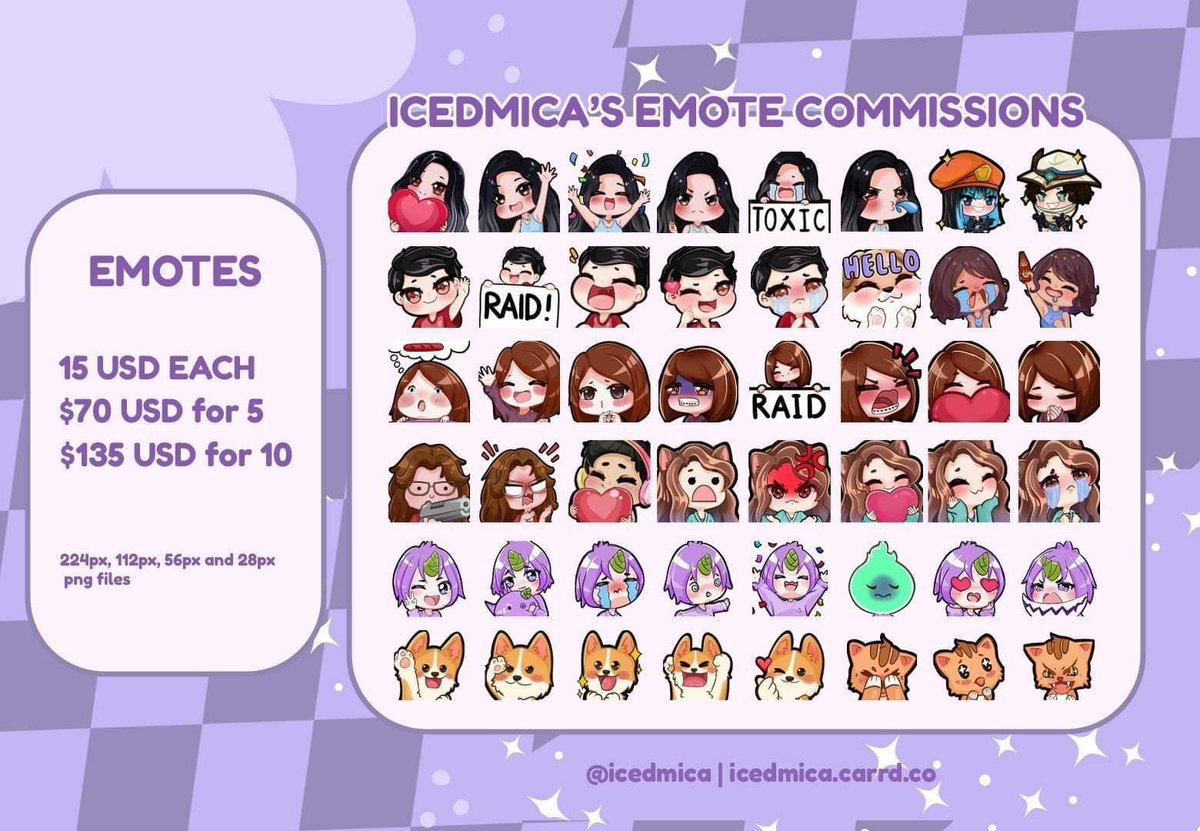 icedmica's tweet photo. 🚨 emergency commissions 🚨

Opening an emergency commission to help pay off my medical bills. I'm currently in the hospital rn and they are running tests on me.

comms open:
* emotes
* icons
* panels
* illustration

To those who are interested please dm me.

[ 🤍 & rts are much appreciated ]