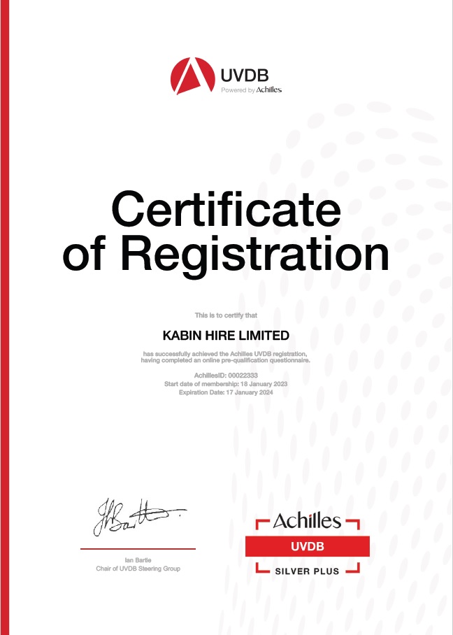 Kabin Hire (@kabinhire) on Twitter photo <a href="/KabinHire/">Kabin Hire</a> have also recently successfully been awarded UVDB Achilles Certification for 2023
#certification #awarded #service #customerservice #welfarehire #welfare #portableaccmmodatoin #storagesolutions #haulage <a href="/KabinHire/">Kabin Hire</a> have also recently successfully been awarded UVDB Achilles Certification for 2023
#certification #awarded #service #customerservice #welfarehire #welfare #portableaccmmodatoin #storagesolutions #haulage