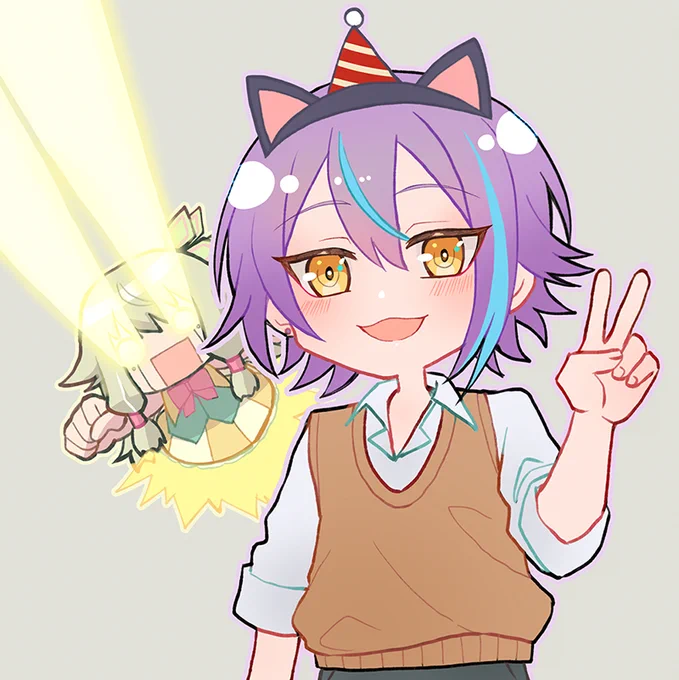 ネコ耳カチューシャ神代類#prsk_FA 