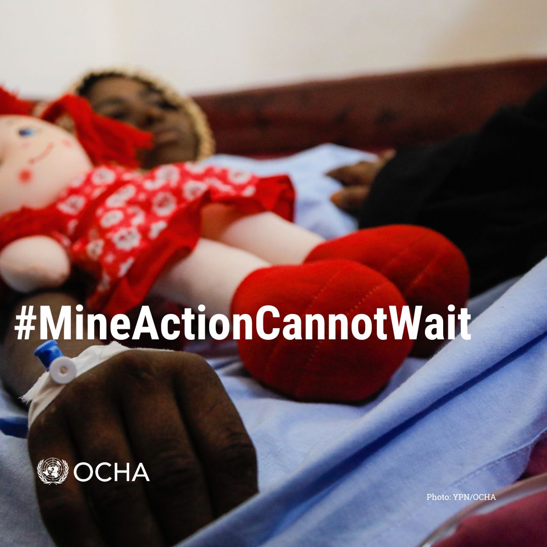 In #Yemen, explosive remnants of war continue to take a heavy toll on civilians.

#Landmines & UXO are responsible for hundreds of civilian casualties, including children and women, in the post-truce period.

#MineActionCannotWait #IMAD2023