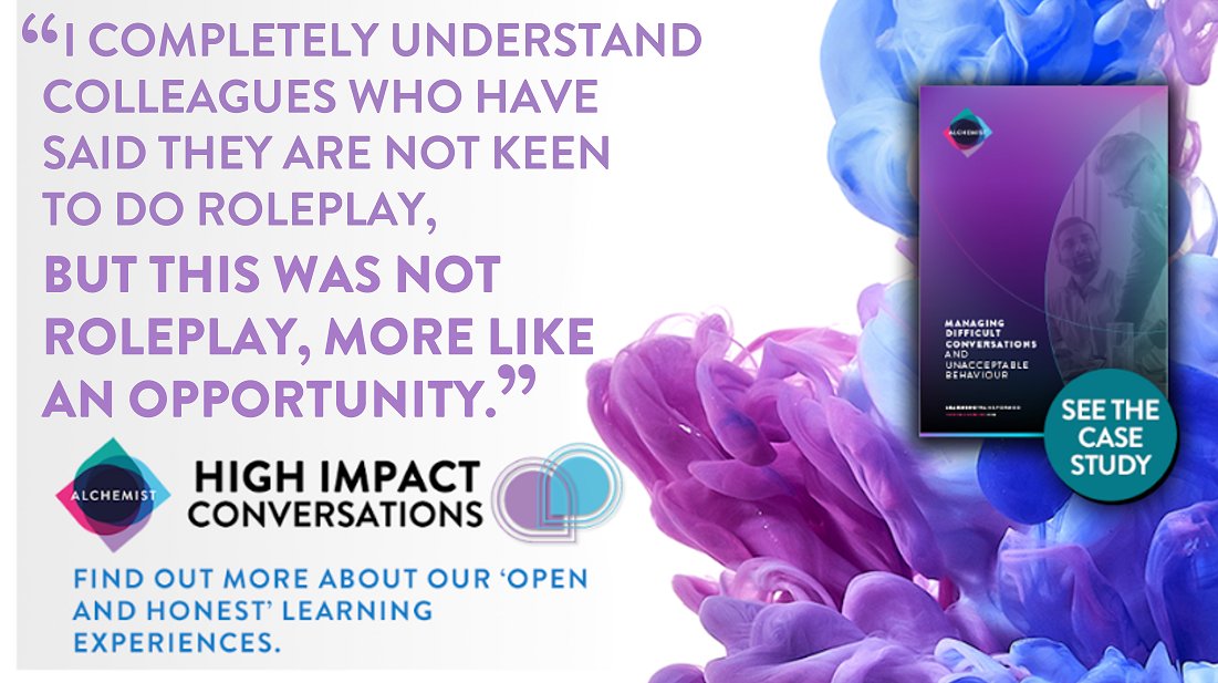 AskAnAlchemist's tweet image. Here at Alchemist we believe that experiential learning is an excellent tool to play out difficult scenarios in a safe and controlled environment. Learn more about this experience here! 
hubs.ly/Q01JllNy0 

#learningtransformed #communicationtraining