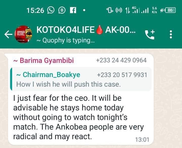 Kotokofocustv's tweet photo. They call us names when we spoke our mind now am expecting the same media to attack Coker he behind everything that is happening in Asante kotoko https://t.co/vFxmno7zwz