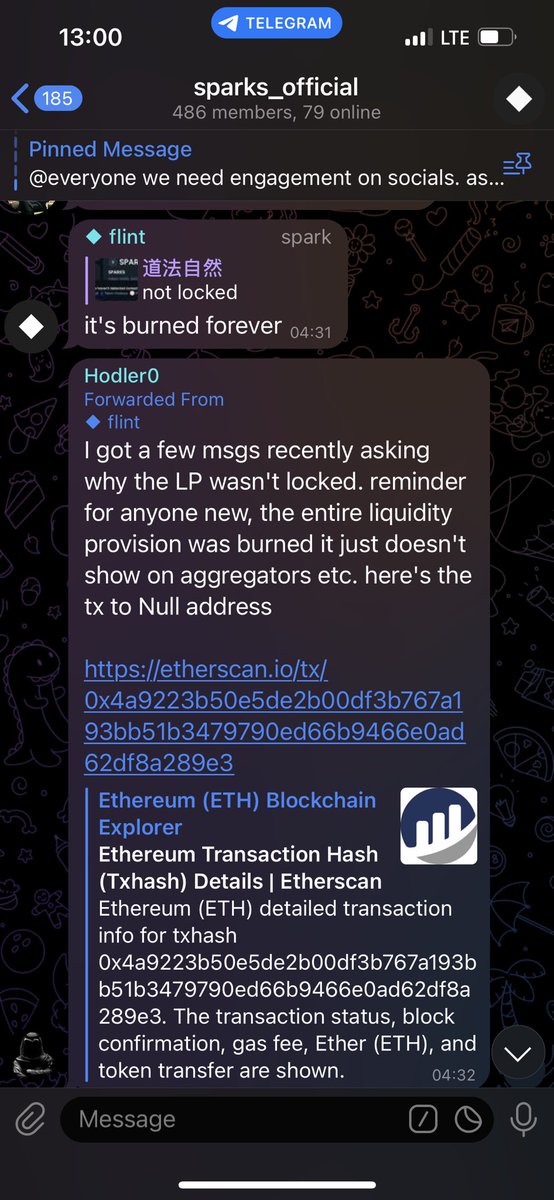 This is the way! Love $sparks, crypto the way it was intended to be!