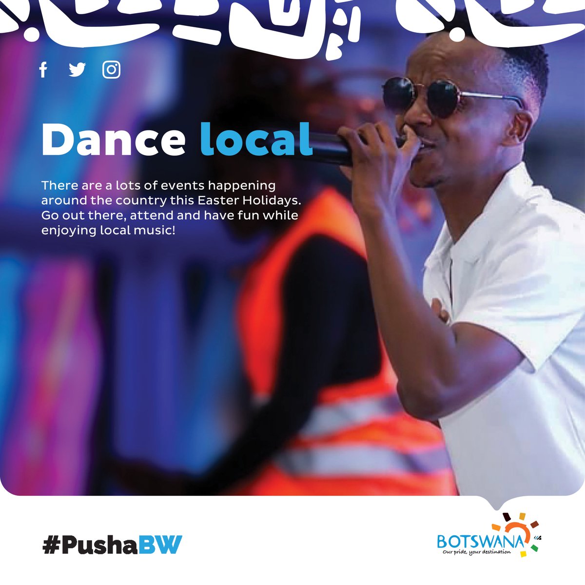 OfficialBrandBW's tweet image. Go out there and experience the best of local entertainment.

#Dancelocal #PushaBW