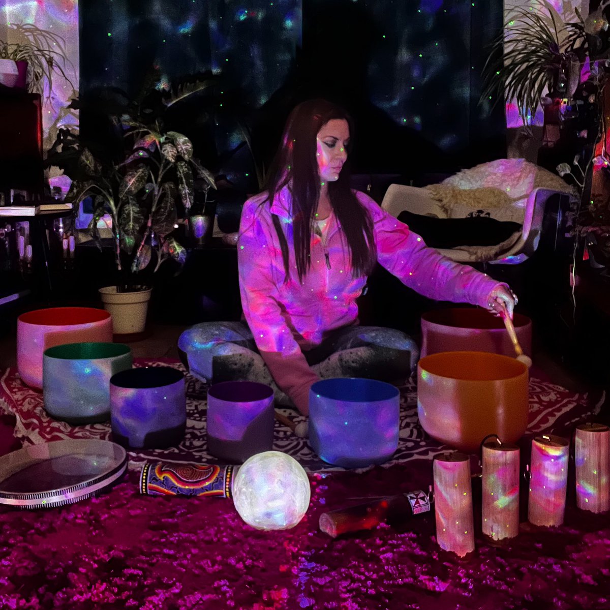 Stardustbydani's tweet photo. My next virtual sound bath is on 19th April at 8pm GMT for the new moon eclipse in Aries - contact to book! https://t.co/FQUCDl54Dk