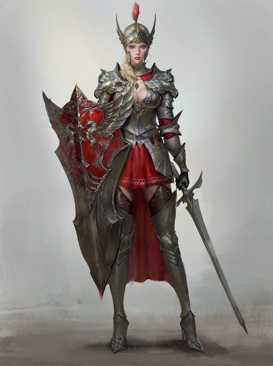 yelli_ali_'s tweet image. Red knight